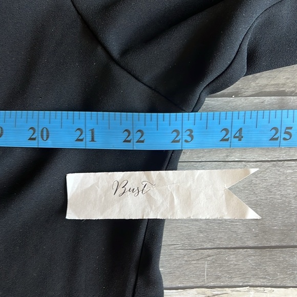 Classy matte black blouse - Picture 6 of 7